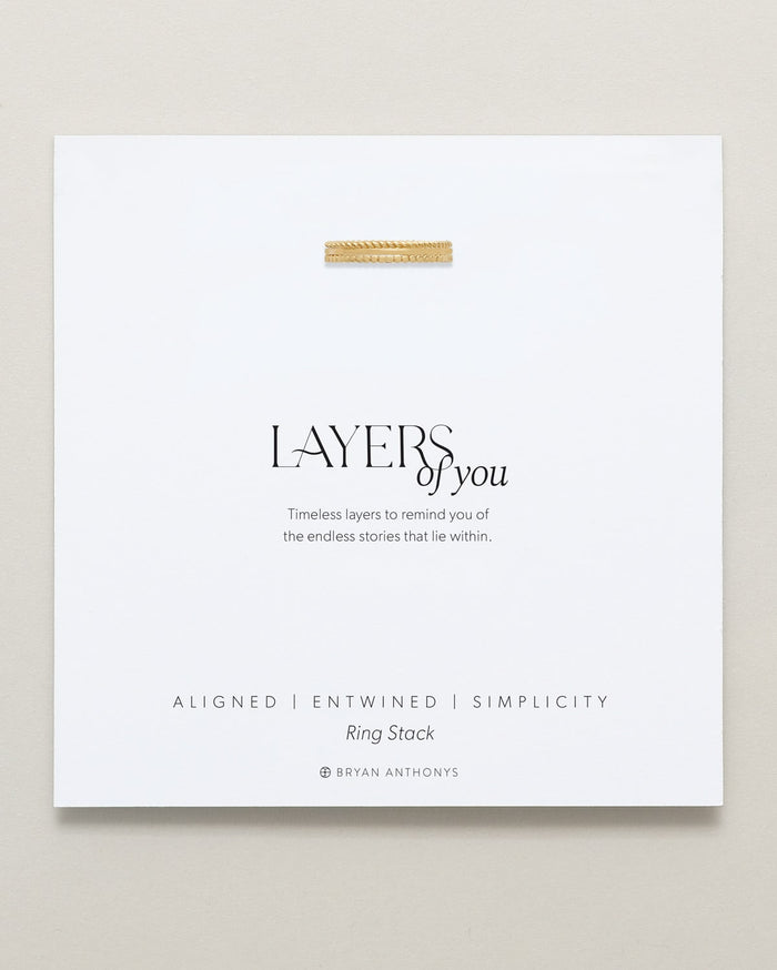 Layers of You Ring Stack