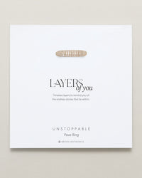Unstoppable Pave Ring