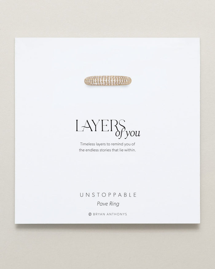 Unstoppable Pave Ring