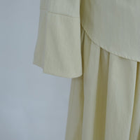 Bell Sleeve Back-Tie Top & A-Line Maxi Skirt Set(MS469)
