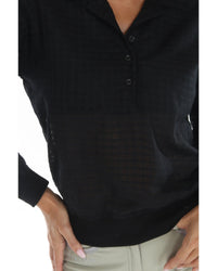 Blackberry SUNDAE Women's Blouse by BellEq™ Equestrian Apparel, stylish shirt with a feminine fit and elegant design.