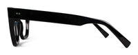 Black Oliver reading glasses by Benny's Eyewear with clear lenses and sleek frame design.