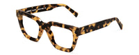 Black Oliver reading glasses by Benny's Eyewear featuring clear lenses and a sleek, modern frame design.