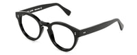 Blue translucent Benny's Eyewear Carter reading glasses with 1.00 magnification and stylish modern design.