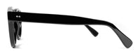 Blue translucent Benny's Eyewear Carter reading glasses with 1.00 magnification, stylish and lightweight for comfortable reading.