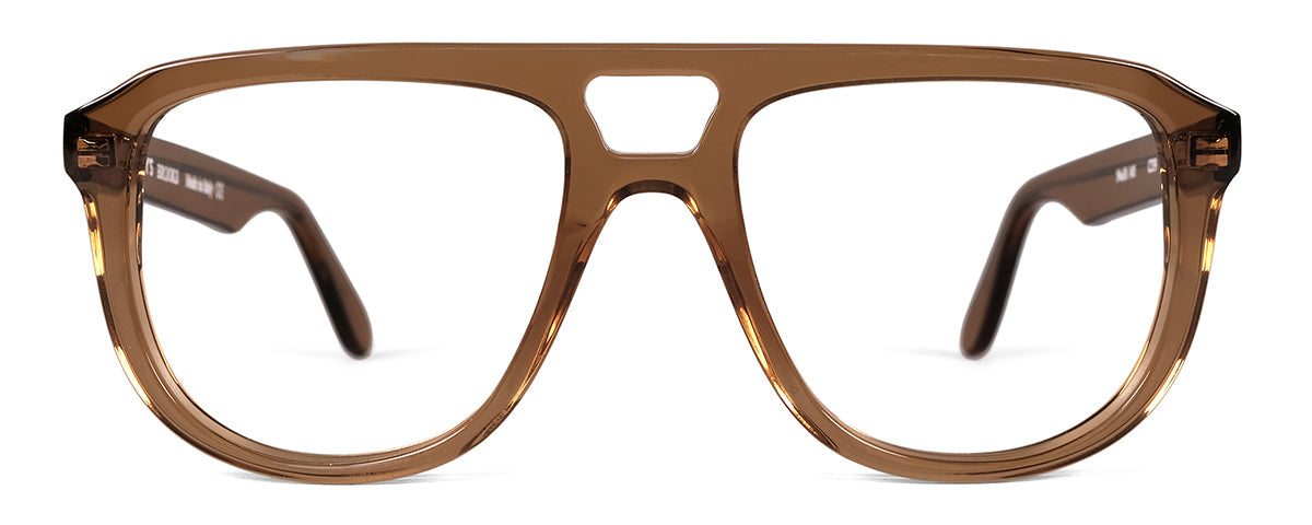 Dark tortoise reading glasses by Brooks from Benny's Eyewear, stylish eyewear with clear lenses for everyday use.
