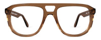 Dark tortoise reading glasses by Brooks from Benny's Eyewear, stylish eyewear with clear lenses for everyday use.