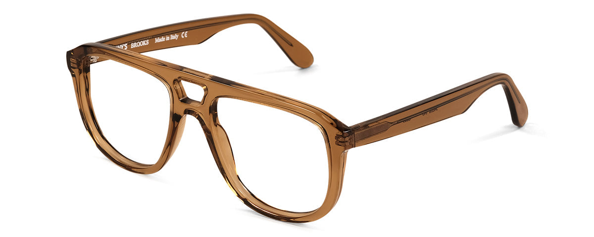 Brooks dark tortoise reading glasses by Benny's Eyewear with 1.00 magnification, showcasing stylish eyewear design.