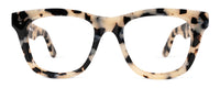 Eddie reading glasses by Benny's Eyewear with tortoise-patterned frames and 1.00 magnification, stylish and lightweight.