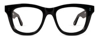 Eddie black reading glasses from Benny's Eyewear featuring a sleek frame and clear lenses for comfortable reading.