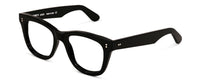 Black Eddie reading glasses by Benny's Eyewear with round frames, shown at a stylish angle.
