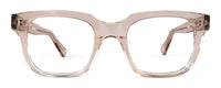 Beige crystal Lincoln reading glasses by Benny's Eyewear with 1.00 magnification, stylish and functional eyewear.
