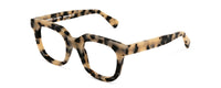 Black Kathryn reading glasses from Benny's Eyewear with clear lenses and a stylish frame.