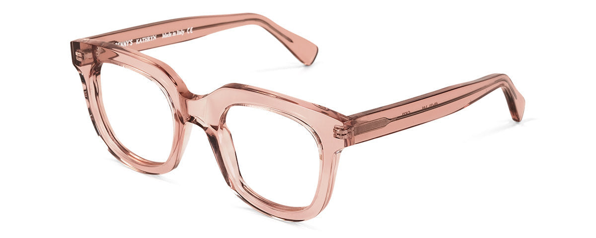 Black Kathryn reading glasses by Benny's Eyewear with clear lenses and stylish frame, designed for comfortable reading.