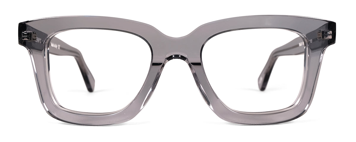 Green Gianna reading glasses by Benny's Eyewear with clear lenses and stylish frame design.