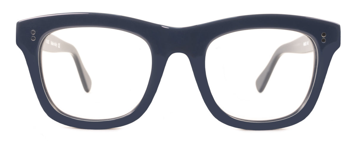 Benny's Eyewear green Vark reading glasses with 1.00 strength, featuring a stylish frame and clear lenses.