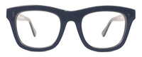 Benny's Eyewear green Vark reading glasses with 1.00 strength, featuring a stylish frame and clear lenses.