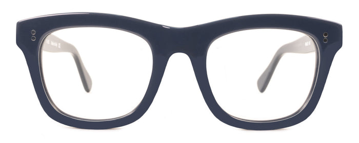Benny's Eyewear green Vark reading glasses with 1.00 strength, featuring a stylish frame and clear lenses.