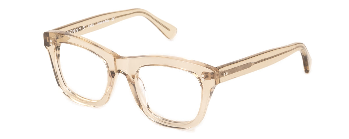 Green Benny's Eyewear reading glasses Vark with 1.00 magnification, stylish frame and clear lenses for comfortable reading.