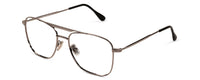 Benny's Eyewear Largo reading glasses with gold frames and 1.00 magnification, stylish and functional for daily reading.