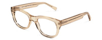 Benny's Eyewear Elliot reading glasses with spotted tortoise frames and 1.00 magnification, close-up view of the stylish eyewear.