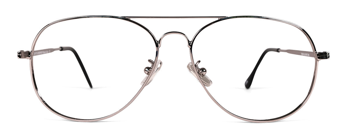Johnson reading glasses by Benny's Eyewear with gold frame and 1.00 magnification, featuring clear lenses and stylish design.