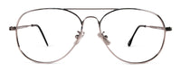 Johnson reading glasses by Benny's Eyewear with gold frame and 1.00 magnification, featuring clear lenses and stylish design.
