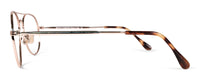 Johnson reading glasses by Benny's Eyewear with gold frame and 1.00 magnification, shown in a clear close-up image.