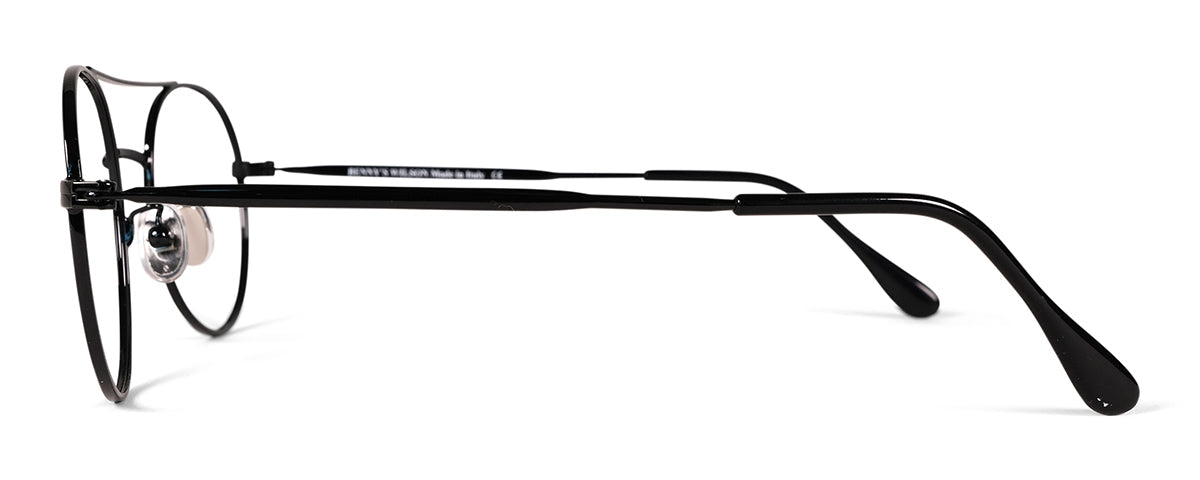 Wilson reading glasses by Benny's Eyewear with gold frames and 1.00 magnification, featuring a classic design.