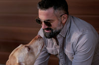 Benny's Eyewear Largo sunglasses with black frames and tinted lenses, stylish and protective for outdoor wear.