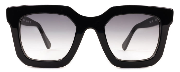 Gray Nora sunglasses by Benny's Eyewear featuring sleek, modern frames and tinted lenses.