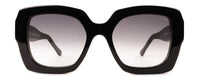 Benny's Eyewear Ann sunglasses with grey frames and tinted lenses, stylish eyewear for sun protection and fashion.