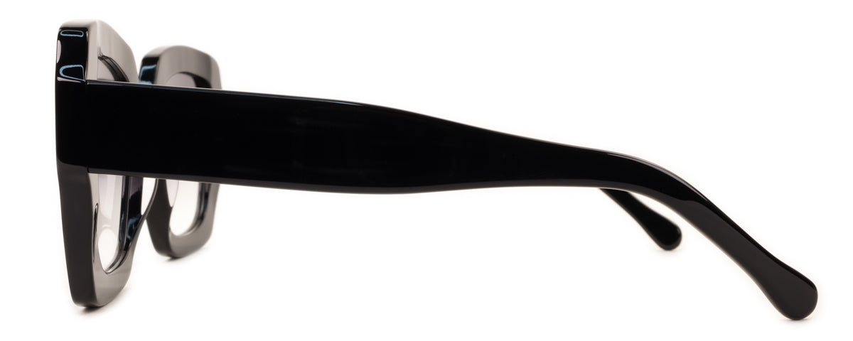 Benny's Eyewear Ann sunglasses with grey frames and tinted lenses, stylish and protective eyewear for sunny days.