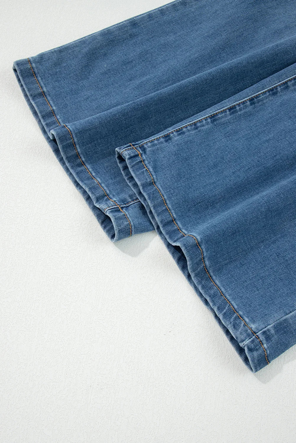 Ashleigh Blue Multi-Button High Waist Wide Leg Jeans