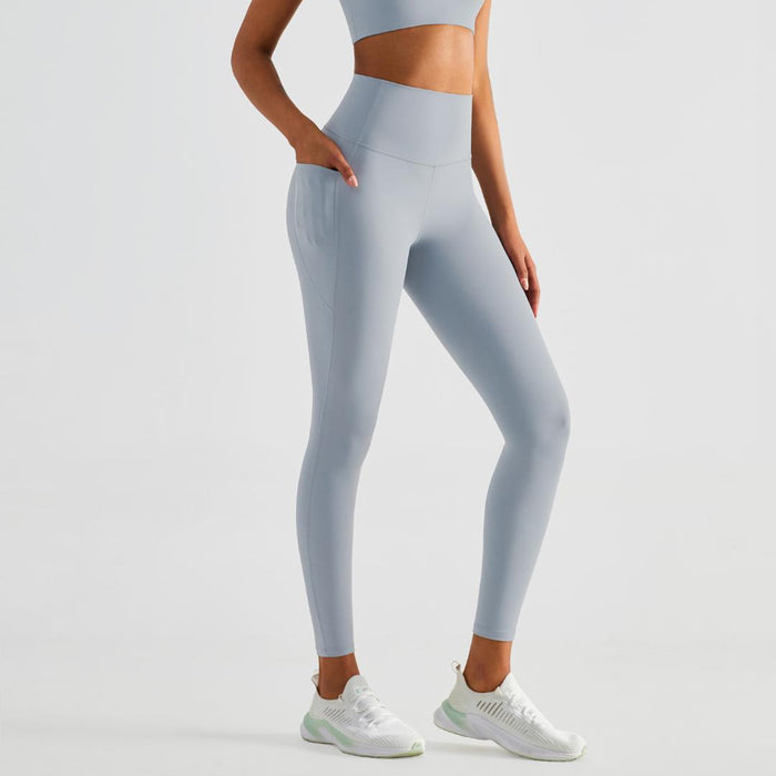 BLACKOUT BARBELL Koa Legging in Comet with sleek, fitted design and elastic waistband for comfortable workout wear.