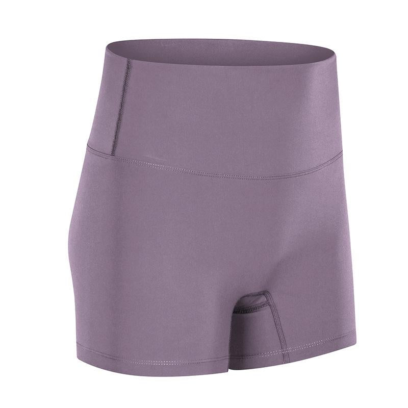 BLACKOUT BARBELL Hele Short in washed purple, showcasing the stylish, casual denim shorts with distressed details and a relaxed fit.