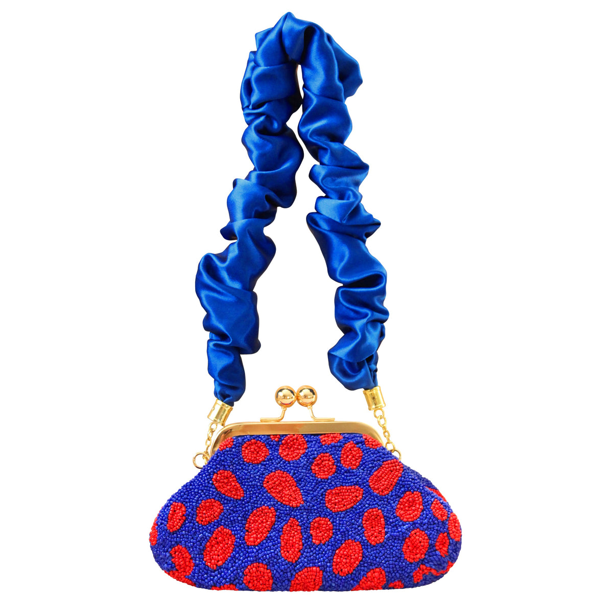 BrunnaCo Arnoldi Mandy hand-beaded clutch bag with intricate beadwork and elegant design, perfect for evening or special occasions.
