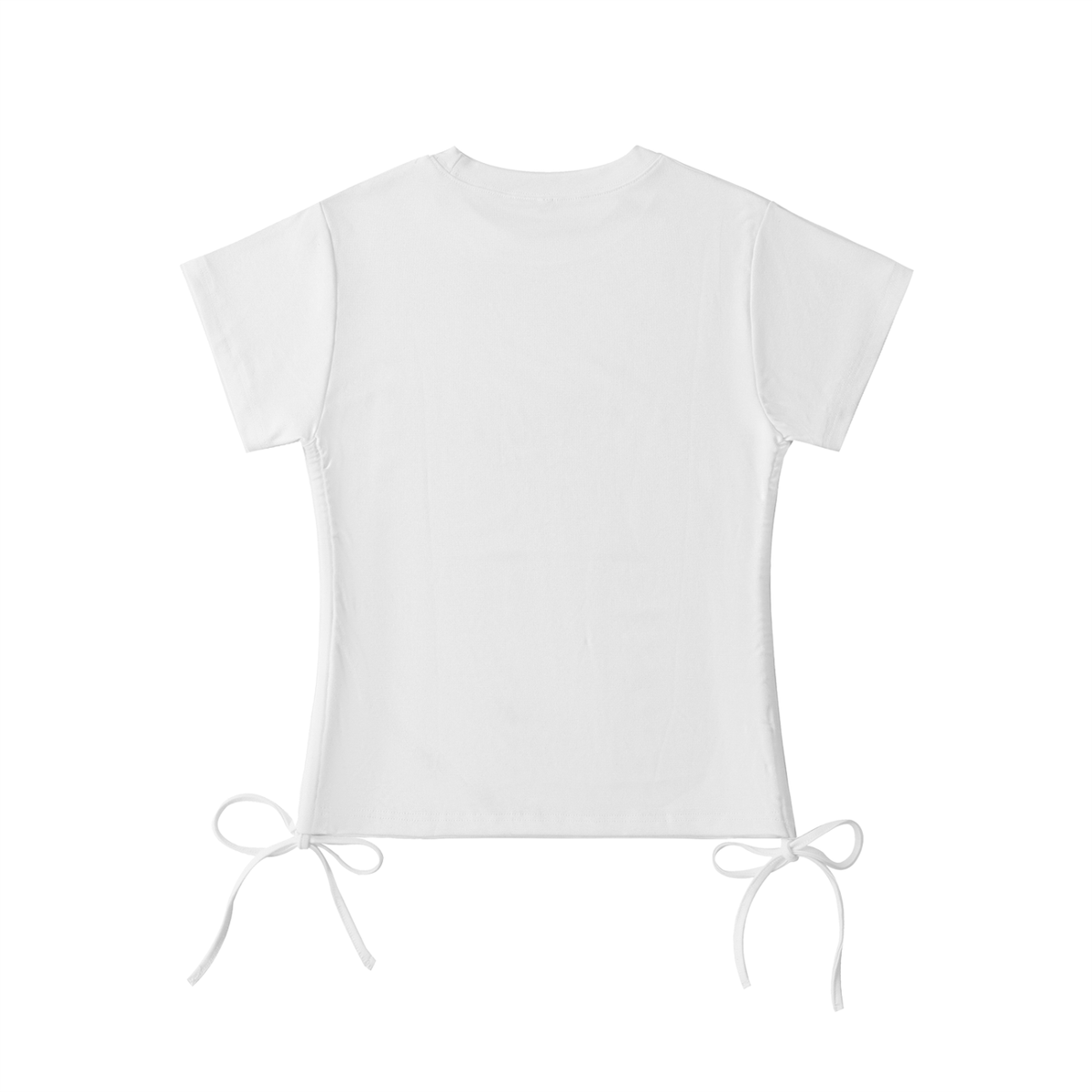 Built From Pain Essential Drawstring T-Shirt in black, featuring a casual fit with drawstring detail and soft cotton fabric.