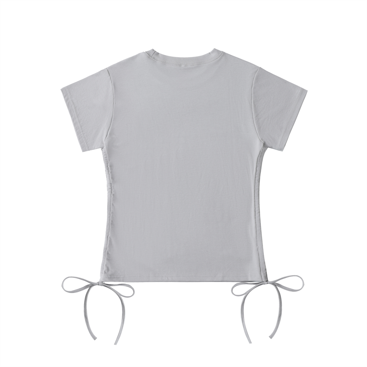 Built From Pain essential drawstring T-shirt in black with adjustable drawstrings and a comfortable fit.