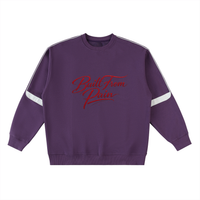 Built From Pain oversized crewneck taped sweatshirt with a relaxed fit, featuring taped detailing on the sleeves and a comfortable design.