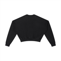 Built From Pain vintage washed cropped sweatshirt with a relaxed fit, featuring a distressed, faded look and casual style.