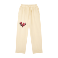 Vintage Washed Drawstring Sweatpants by Built From Pain, showing relaxed fit, washed fabric, and adjustable drawstring waistband.