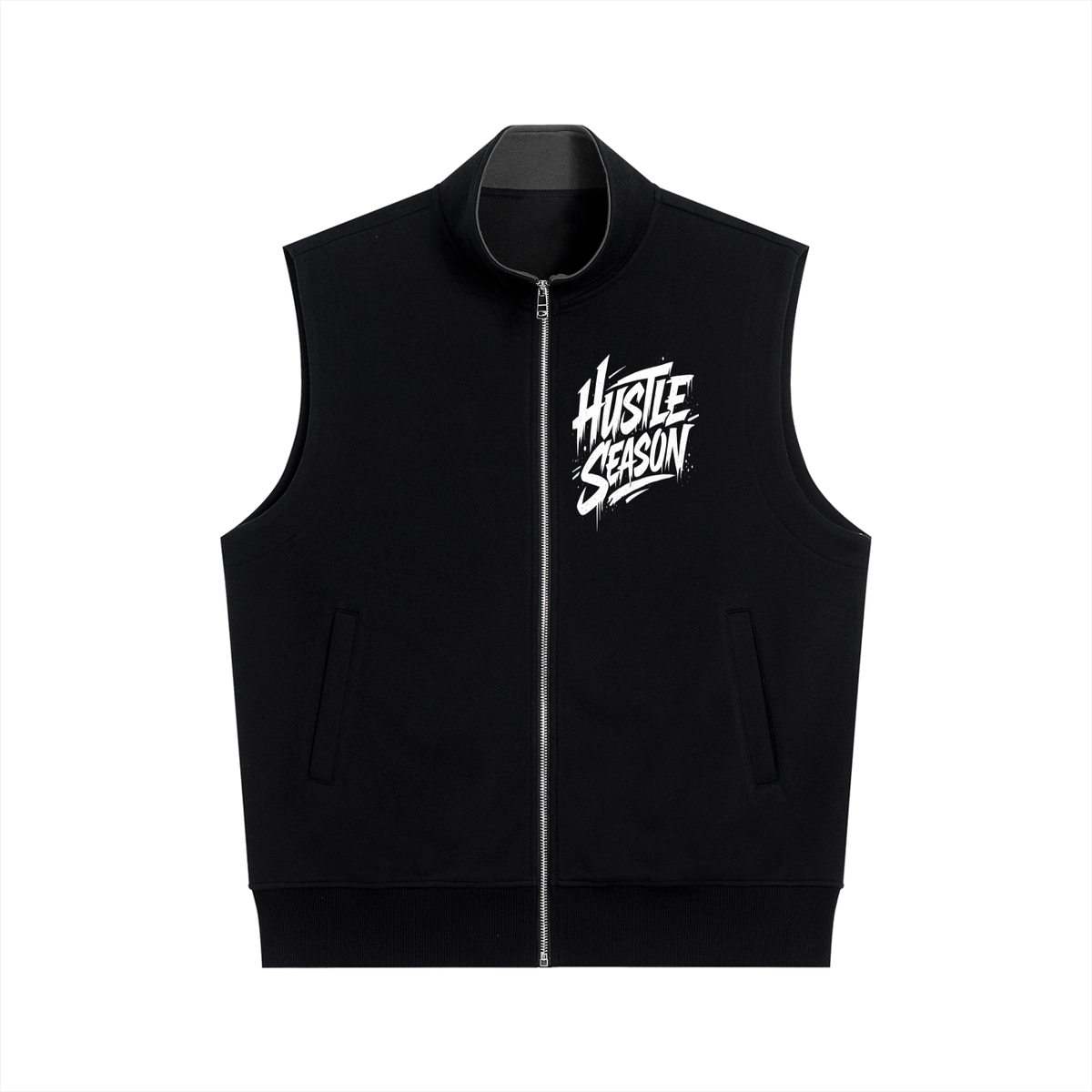 Built From Pain Essential Heavyweight Vest displayed on a mannequin, showcasing its durable fabric and athletic fit.