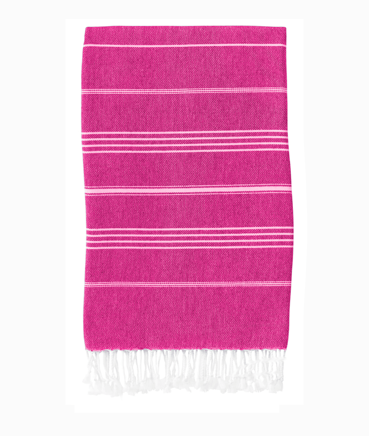 Navy classic Turkish towel by Buldano featuring traditional woven pattern and lightweight, soft cotton fabric.