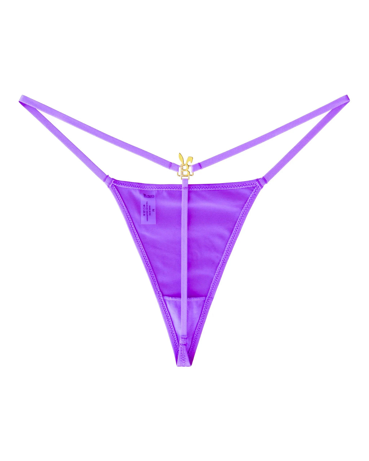 Purple Bunnies Room lingerie g-string with minimal coverage and delicate fabric, designed for a comfortable and stylish fit.