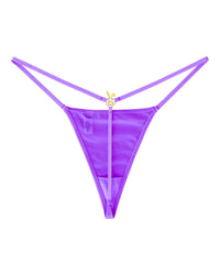 Purple Bunnies Room lingerie g-string with minimal coverage and delicate fabric, designed for a comfortable and stylish fit.