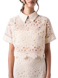 Carolina Sanz REMEDIOS TOP in a small size, featuring a stylish design with a comfortable fit, ideal for casual wear.