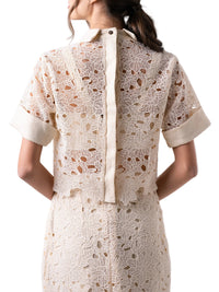 Carolina Sanz Remedios Top in a small size, featuring a stylish design with soft fabric and a modern fit.