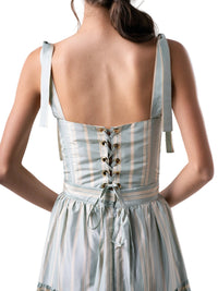 Carolina Sanz Vega Bustier top featuring a fitted design with a sleek, stylish look and adjustable straps.