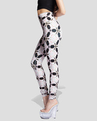 Black Purrfect Sin Leggings by Cats n Scribbles featuring a stylish, comfortable design with cat-themed details.